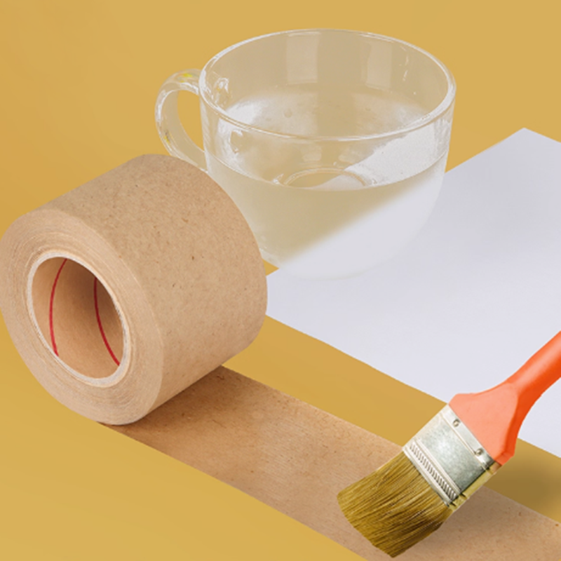 Cinta de papel activada por agua.